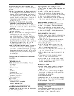 Preview for 21 page of Black & Decker CS1024 Instruction Manual