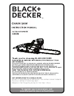 Black & Decker CS1518 Instruction Manual preview