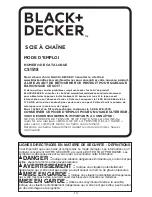 Preview for 14 page of Black & Decker CS1518 Instruction Manual