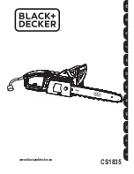 Preview for 1 page of Black & Decker CS1835 Original Instructions Manual