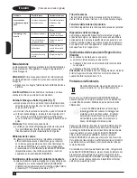 Preview for 42 page of Black & Decker CS1835 Original Instructions Manual