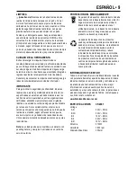 Preview for 9 page of Black & Decker CS2001 Linea PRO Instruction Manual