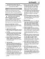 Preview for 11 page of Black & Decker CS2001 Linea PRO Instruction Manual