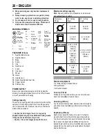 Preview for 20 page of Black & Decker CS2001 Linea PRO Instruction Manual