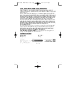 Preview for 6 page of Black & Decker CSL105B SPORTSPOT Instruction Manual