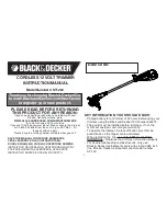 Black & Decker CST1200 Instruction Manual preview