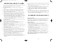 Preview for 8 page of Black & Decker CTO100 Series Use And Care Book Manual