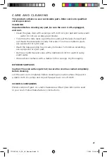 Preview for 21 page of Black & Decker CTO300 Use And Care Book Manual