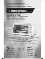 Black & Decker CTO6120 Use And Care Book Manual preview