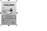 Preview for 1 page of Black & Decker D5501 Use And Care Book Manual