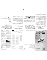 Preview for 1 page of Black & Decker D905 Use And Care Book