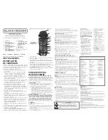 Preview for 2 page of Black & Decker DCM2160B User Manual