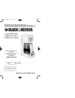 Предварительный просмотр 1 страницы Black & Decker DCM500 Series Use And Care Book Manual