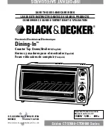 Black & Decker Dining-In CTO7000 Series Use And Care Book Manual preview