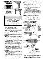 Black & Decker DR202 Instruction Manual предпросмотр