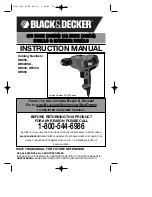 Preview for 1 page of Black & Decker DR250 Instruction Manual