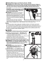 Предварительный просмотр 6 страницы Black & Decker DR260 Instruction Manual