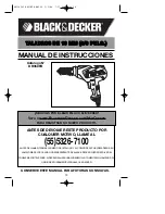 Предварительный просмотр 19 страницы Black & Decker DR350FD Instruction Manual