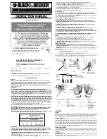 Black & Decker DR450 Instruction Manual preview