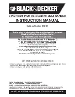 Black & Decker DS321 Instruction Manual preview