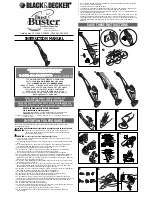 Preview for 1 page of Black & Decker Dust Buster CFV1200 Instruction Manual