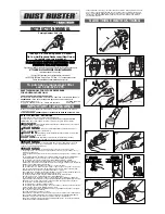 Black & Decker Dust Buster CHV1218 Instruction Manual preview