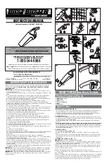 Black & Decker DUST BUSTER CHV4802 Installation Instructions предпросмотр