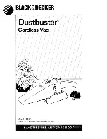 Black & Decker Dustbaster 9330A Use And Care Book Manual предпросмотр