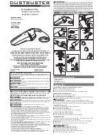 Black & Decker Dustbuster AV1500 Instruction Manual предпросмотр