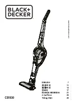 Preview for 1 page of Black & Decker Dustbuster CS1830 Manual