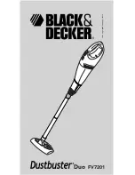 Black & Decker Dustbuster Duo FV7201K Manual предпросмотр