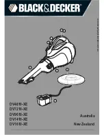 Black & Decker Dustbuster DV4810-XE Original Instructions Manual предпросмотр