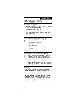 Preview for 20 page of Black & Decker Dustbuster HC4305 Manual