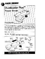 Black & Decker Dustbuster Plus 9338 Use And Care Book Manual предпросмотр