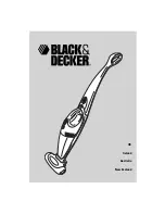 Black & Decker Dustbuster Plus FV1201 User Manual предпросмотр