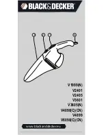 Black & Decker Dustbuster V1999 Instructions Manual предпросмотр