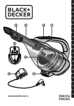 Preview for 1 page of Black & Decker DVA315J Manual