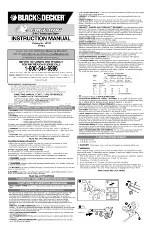 Black & Decker EDGE HOG LE750 4 Instruction Manual preview