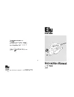 Preview for 1 page of Black & Decker ELU 3375 Instruction Manual