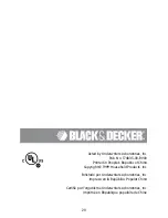 Preview for 20 page of Black & Decker ergo KEC500 Series Use And Care Book Manual