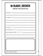 Preview for 20 page of Black & Decker FB1620 User Manual