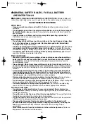 Preview for 2 page of Black & Decker Fire Storm FS1202BN Instruction Manual