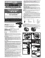 Preview for 1 page of Black & Decker FireStorm 5106305-00 Instruction Manual