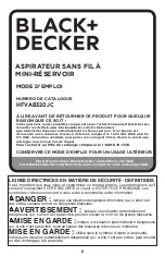 Предварительный просмотр 8 страницы Black & Decker FLEX HFVAB320JC Instruction Manual