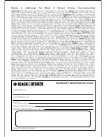 Preview for 12 page of Black & Decker FM1700 Instruction Manual