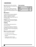 Preview for 8 page of Black & Decker FS1610R User Manual
