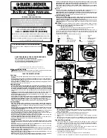 Предварительный просмотр 1 страницы Black & Decker FSD122K Instruction Manual