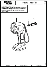 Preview for 52 page of Black & Decker FSL12 H2 Manual