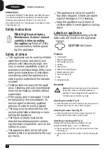 Preview for 4 page of Black & Decker FSM1605R Manual