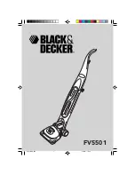 Black & Decker FV5501 Dustbuster User Manual предпросмотр